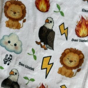 Kids Pajamas - White with Animal Print